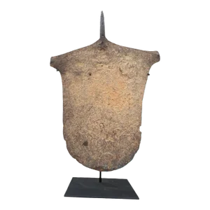 Iron Shield Form on Stand From the Afo Tribe, Nigeria Africa