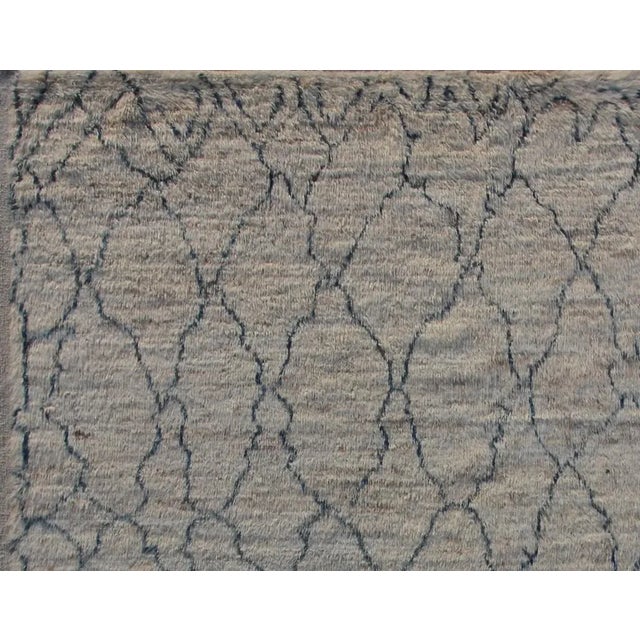 Native American Modern Hand Knotted Navajo Style Rug- 8′6″ × 10′ For Sale - Image 3 of 4