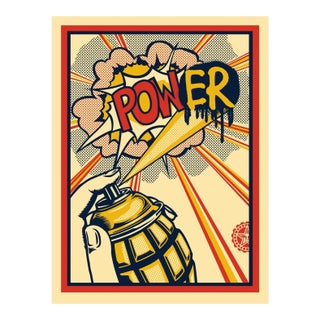 Shepard Fairey Power - Lenticular Print For Sale