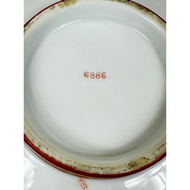 White Vintage Asian Bowl For Sale - Image 8 of 8