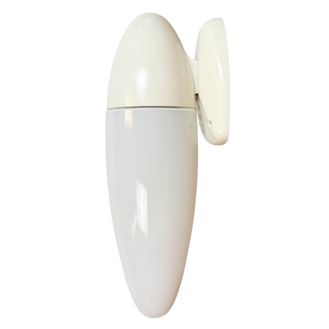 Industrial White Bakelite Wall Light with Milk Glass from Elektrosvit, 1950s For Sale - Image 18 of 18