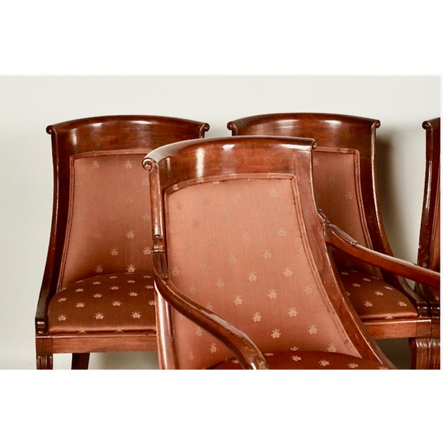 Set of 6 Empire-Style Dining Chairs For Sale - Image 11 of 12