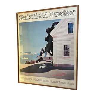 1984 Large Fairfield Porter Whitney Museum Poster For Sale