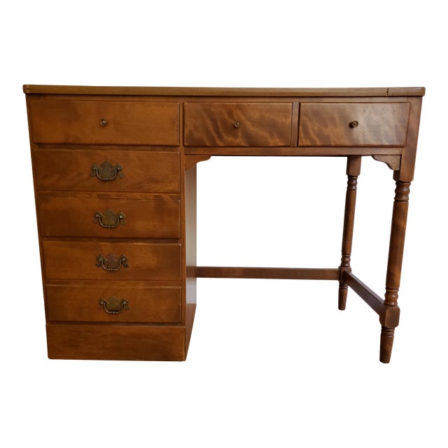 Vintage Ethan Allen Heirloom Collection Maple Desk Chairish