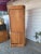 1980s Rustic Carved Wood Corner Hutch Cabinet For Sale - Image 4 of 18