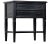 Not Yet Made - Made To Order NOIR Oxford 2-Drawer Side Table in Hand Rubbed Black For Sale - Image 5 of 5