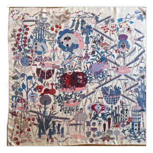 Hermès Silk Scarf « Le Potager Extraordinaire » 2014