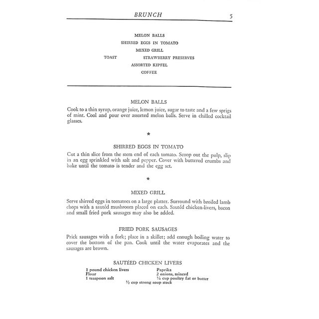 "Thoughts for Food: A Menu Aid" 1941 For Sale In New York - Image 6 of 7