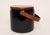 Georges Briard Mid Century Modern Black Vinyl and Teak Insulated Ice Bucket by Georges Briard For Sale - Image 4 of 18