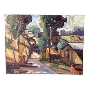 Original Expressionist California Plein Air Landscape Oil Painting by James Hartman