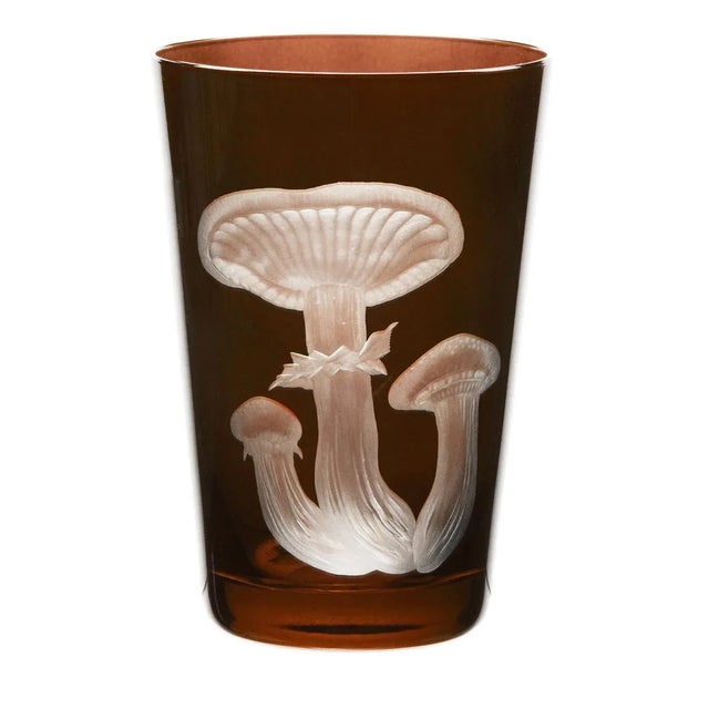 ARTEL Mushrooms Collection Tumblers in Walnut - Set of 6 For Sale - Image 6 of 7