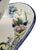 19th Century Faience De Gien French Hand Painted Earthenware Sauce Boat With Attached Underplate and Additional Oval Plate For Sale - Image 9 of 12