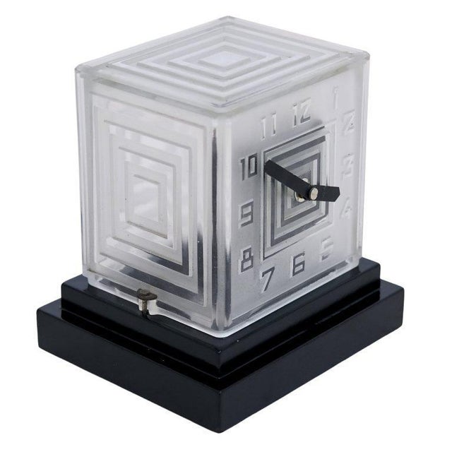 Cubist Table Clock, 1931 For Sale - Image 3 of 8