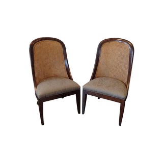 Hickory Chair Co. Caned Back Side Chairs - Pair For Sale