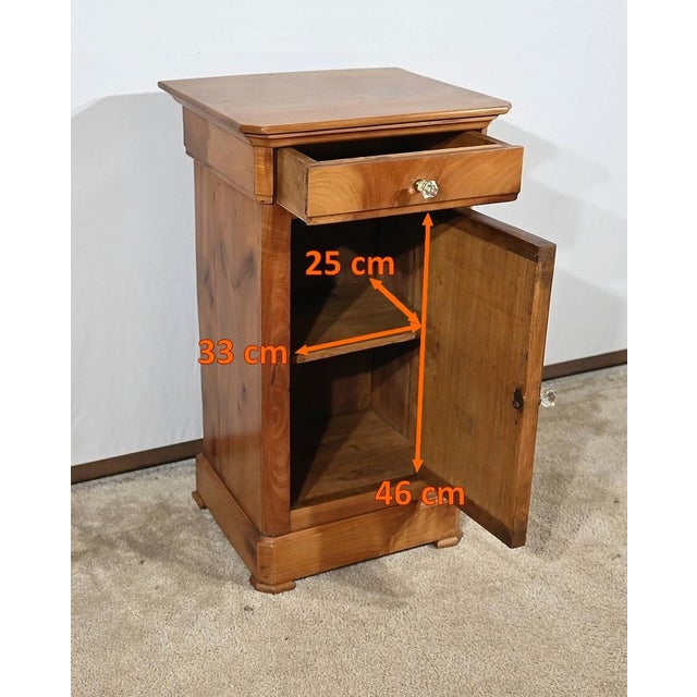 Bedside Table in Cherry, 1890s For Sale - Image 18 of 18