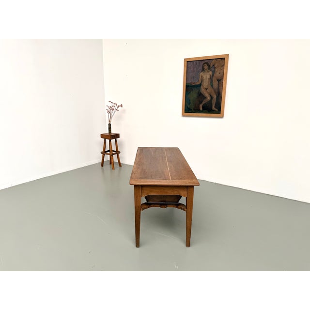 Farmhouse Table in Oak, France, 1920 For Sale - Image 11 of 18