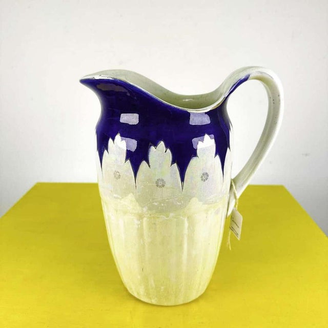 Pearl Effect Ceramic Jug, 1900s For Sale - Image 10 of 10
