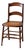 Antique Victorian Cottage Cane Seat Chair For Sale