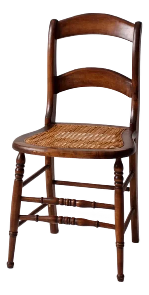 Antique Victorian Cottage Cane Seat Chair