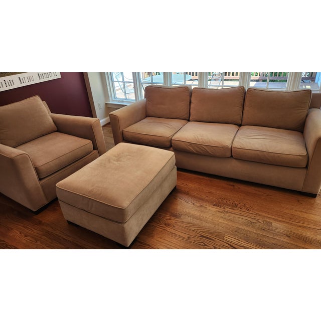 2000 - 2009 3 Piece Crate and Barrel Sofa Set For Sale - Image 5 of 9