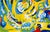 Spring in California Abstract by Joy W. For Sale - Image 4 of 8