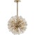 Dickinson Small Chandelier in Soft Brass with Clear Glass and Cream Pearls Designer: kate spade new york Fixture Height:...
