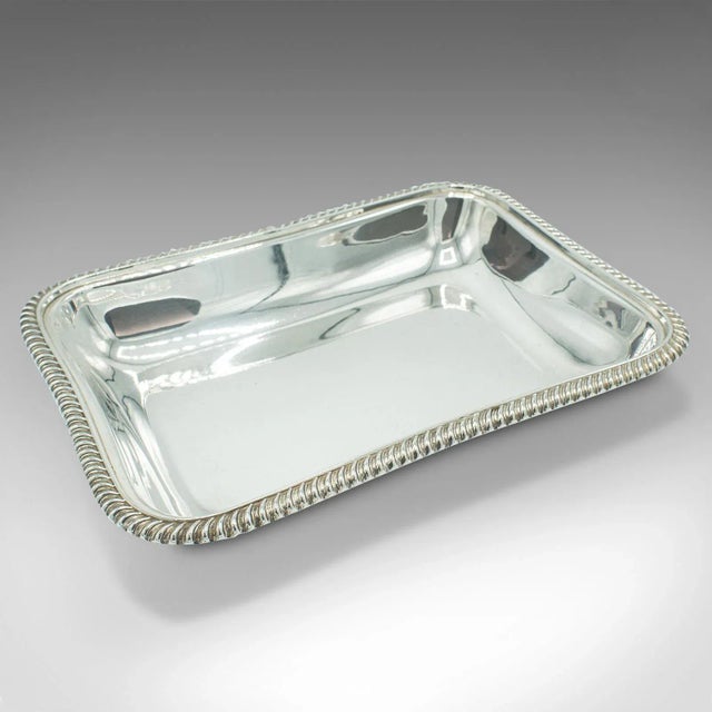 Silver 1900s Antique Victorian English Silver Plate Bonbon Dish For Sale - Image 8 of 8