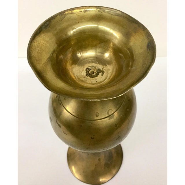 Antique Brass Dual Use Candleholder For Sale In Portland, ME - Image 6 of 11