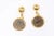 Contemporary Antique Bronze Hellenistic Coin Earrings - A Pair For Sale - Image 3 of 11