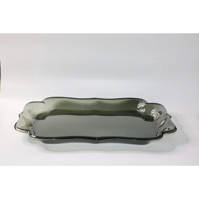 A rare and iconic Barockbrickan (Baroque Tray) in a refined Smoke Gray finish. Manufactured in Italy by Spisani and...