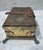 Metal Mid 20th Century Brass Trinket Box With Buckle and Lion Crest Design For Sale - Image 7 of 11
