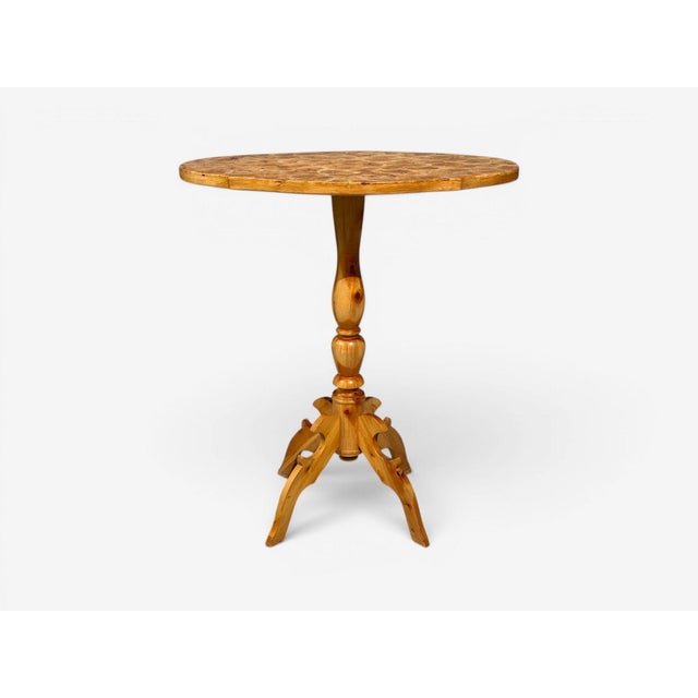Swedish Modern, Side Table, Pine, Sliced Log, Sweden, 1960s For Sale - Image 4 of 11