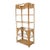 Bamboo Rattan Decorative Shelf Etagere For Sale