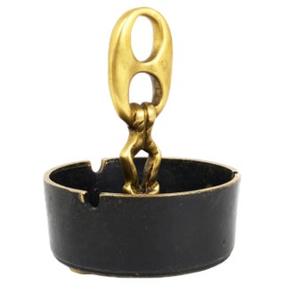Modernist Brass Maritime Ashtray, Austria, 1950s For Sale