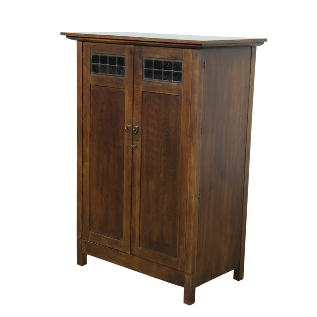 Vintage Crate & Barrel Mission Style Tv Cabinet For Sale In Denver - Image 6 of 14