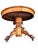 Antique Lion Head Round Oak Dining Table For Sale In New York - Image 6 of 11