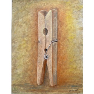 “Size Matters” Pop Art Oil Painting by Sandra Wright For Sale