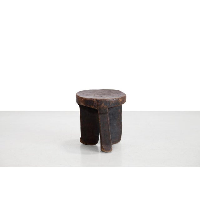 Handmade antique stool from Tanzania of the Bantu people, most likely the Wahehe tribe from the area around Lake Nyasa....