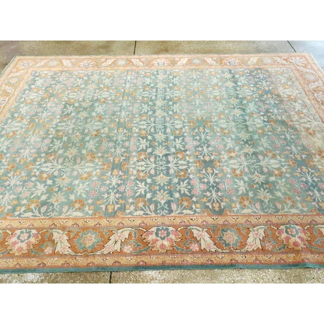 Galerie Shabab Collection Mid-20th Century Indian Amritsar Rug For Sale - Image 9 of 11