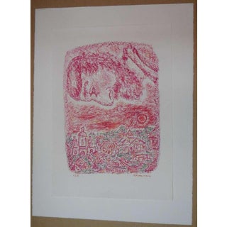 Anatoli Lvovich Kaplan, Pastel on paper Shtetl Scene For Sale