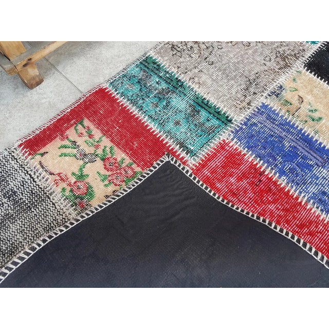 Vintage Anatolian Oushak Runner For Sale - Image 10 of 10