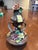 Rose Vintage Capodimonte Italian Porcelain Lidded Urn Vase With Hand-Applied Roses - Made in Italy For Sale - Image 8 of 9