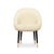 Niemeyer Dining Chair in Dark Oak with Brass and White Bouclé from Insidherland, in New conditions. Designed from 2000...