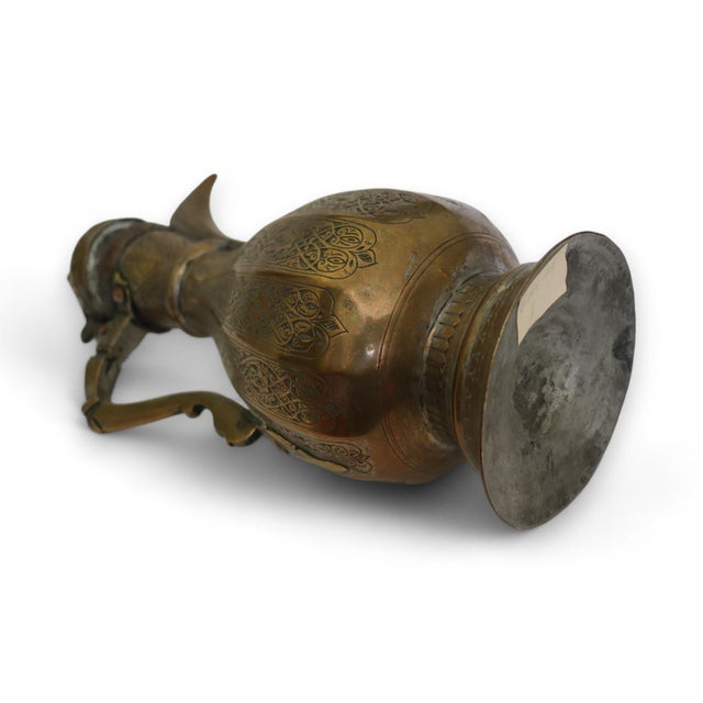 Antique Islamic Teapot in Brass Bukhara, 1900s For Sale - Image 6 of 14