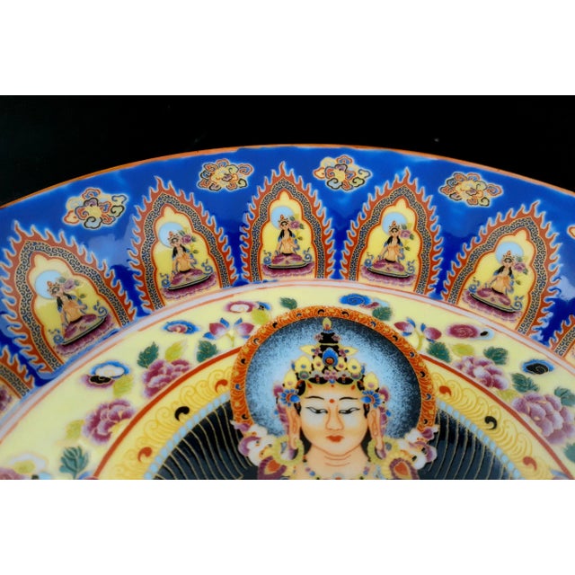 Chinese Early 20th Century Chinese Porcelain Kuan Yin Bowl For Sale - Image 3 of 8