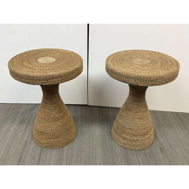 Design Plus Gallery presents a Pair of Marley Side Tables from Brownstone. These chic Marley side tables pay homage to the...