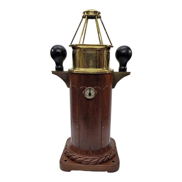 Rare Skylight Yacht Binnacle For Sale