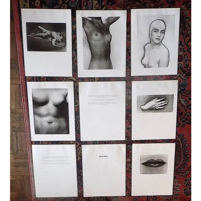 Black Vintage Man Ray Surrealist Female Photographic Prints - Set of 9 For Sale - Image 8 of 9