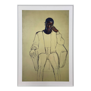 Alice Neel (American, 1900-1984) - “James Hunter Black Draftee” Archival Pigment Print on Paper (Framed)