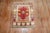 Gold Early 20th Century Zabihi Collection Turkish Anatolian Animal Small Square Rug - 3'9" x 4'7" For Sale - Image 8 of 8